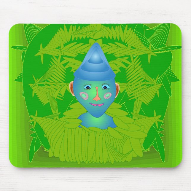 Mousepad maigiclMJouspad com assistente de elf mágico (Frente)