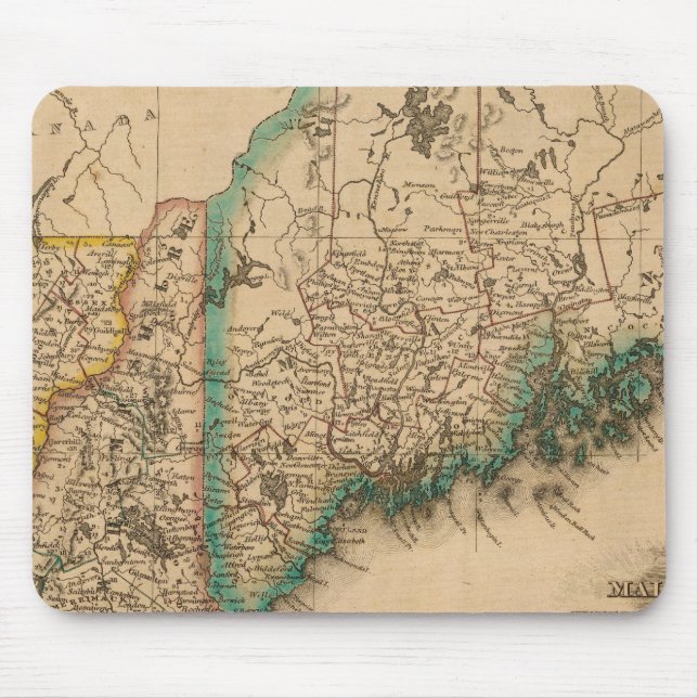 Mousepad Maine, New Hampshire, Vermont 2 (Frente)