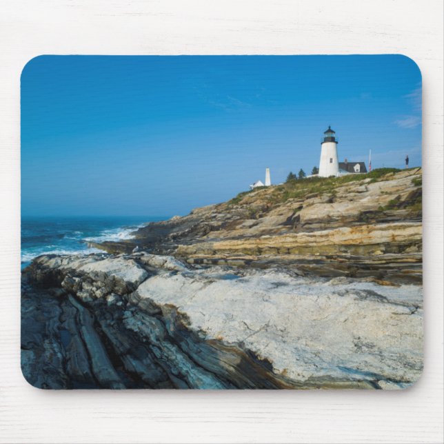 Mousepad Maine, Pemaquid Point, Farol de Pemaquid Point (Frente)