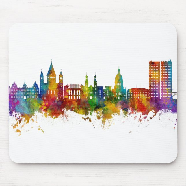 Mousepad Mainz Germany Skyline (Frente)