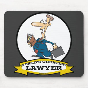 MOUSEPAD MAIOR ADVOGADO DO MUNDO II CARTÃO DE HOMENS