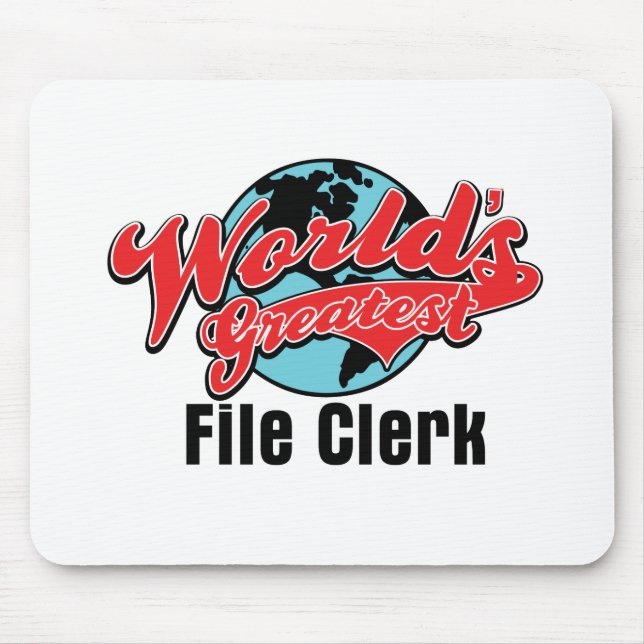 Mousepad Maior Clerk de Arquivos do Mundo (Frente)