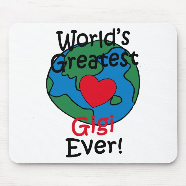Mousepad Maior Gigi Coração do Mundo (Frente)