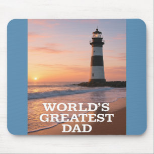 Mousepad Maior Pai do Mundo - Edição Costeira do Sunrise