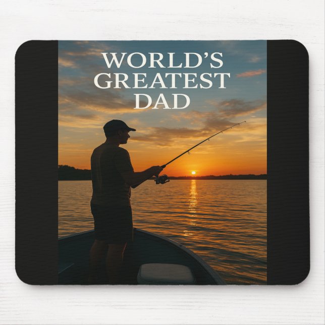 Mousepad Maior Pai do Mundo - Fuga Sunset (Frente)