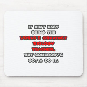 Mousepad Maior Piada de Professores de Biologia do Mundo