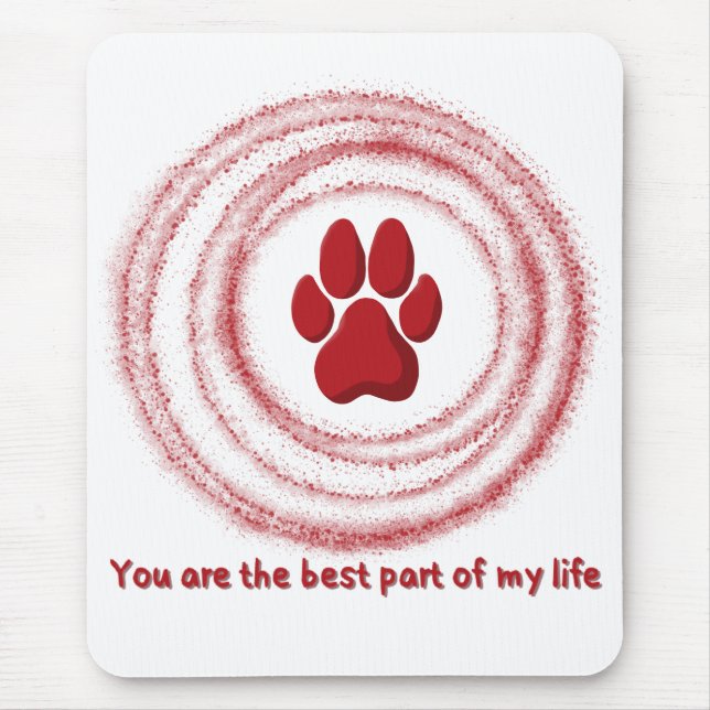 Mousepad Mais do que um Animal de Estimação: A Coleção do D (Frente)