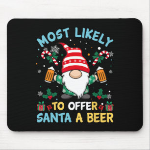 Mousepad Mais Engraçado Oferecer Papais noeis Um Natal De C