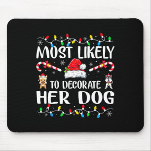 Mousepad Mais Propensa a Decorar a Família de Cachorros no 