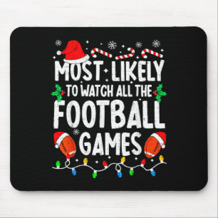 Mousepad Mais Propenso a Assistir a Todos os Jogos de Futeb