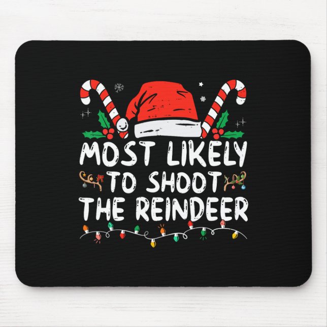 Mousepad Mais Propenso a Atirar no Renascer de Natal de San (Frente)
