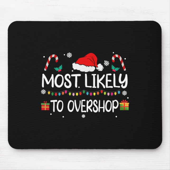 Mousepad Mais Propenso a Comprar em Excesso Esquadrão de Co (Frente)