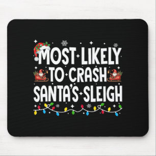 Mousepad Mais Propenso a Derrubar o Trenó do Papai Noel Fam
