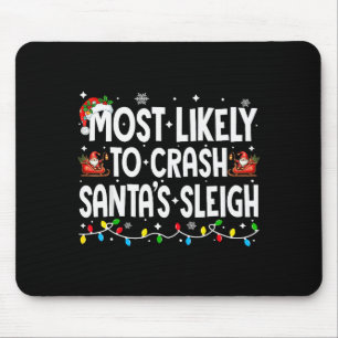 Mousepad Mais Propenso a Derrubar o Trenó do Papai Noel Fam
