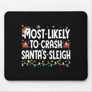 Mousepad Mais Propenso a Derrubar o Trenó do Papai Noel Fam