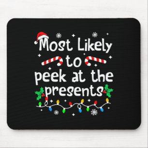 Mousepad Mais Propenso a Espiar as Piadas de Natal Combinan