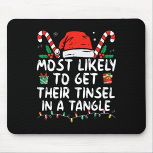 Mousepad Mais Propensos a Emaranhar o Purpurina da Família