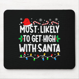 Mousepad Mais Provável De Se Embriagar Com O Papai Noel Fam