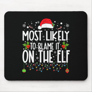 Mousepad Mais Provável É Culpá-Lo Na Família De Papais noei