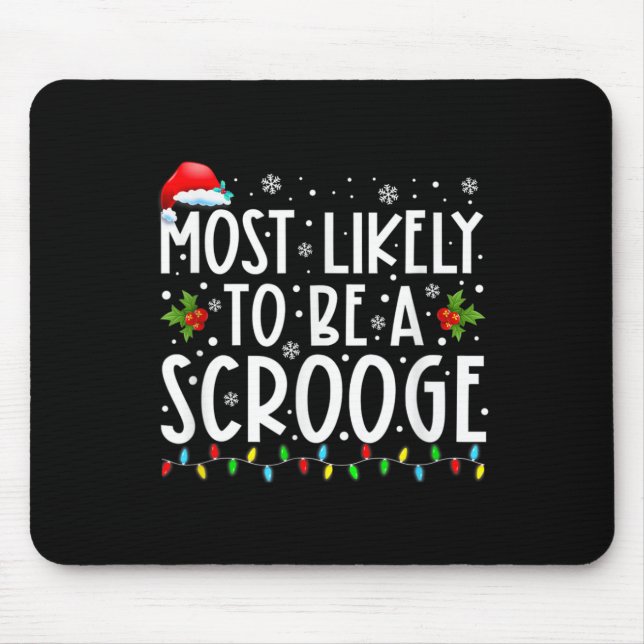 Mousepad Mais Provável É Que Seja Um Natal Familiar Diverti (Frente)