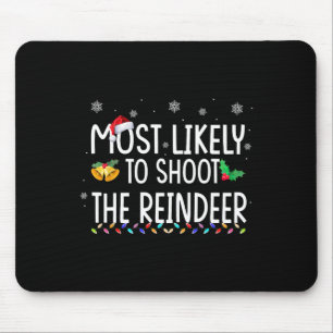Mousepad Mais Provável Para Atirar No Natal Da Família Rein