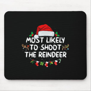 Mousepad Mais Provável Para Atirar No Natal Das Papais noei