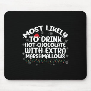 Mousepad Mais Provável Para Beber A Família De Natal De Cho