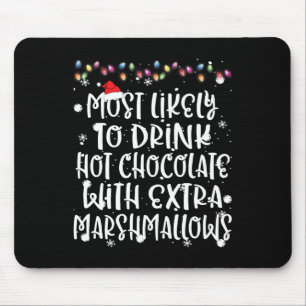 Mousepad Mais Provável Para Beber A Família De Natal De Cho
