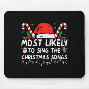 Mousepad Mais Provável Para Cantar O Natal