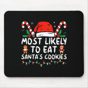 Mousepad Mais Provável Para Comer O Natal Da Família Santas