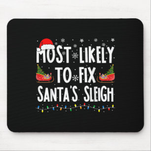 Mousepad Mais Provável Para Corrigir Papais noeis Que Corre
