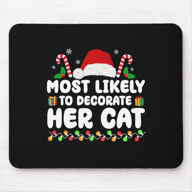 Mousepad Mais Provável Para Desortar Seu Gato Correspondent (Frente)