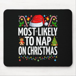 Mousepad Mais Provável Para Dormir Na Família Engraçada De 