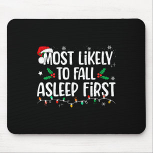 Mousepad Mais Provável Para Dormir Primeira Família De Xmas