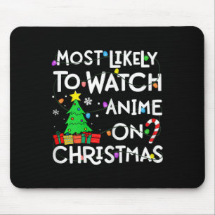 Mousepad Mais Provável Para Ver Animes No Chapéu De Natal