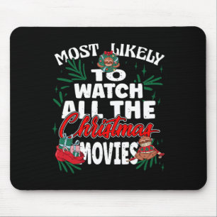 Mousepad Mais Provável Para Ver Todos Os Filmes De Natal Fa