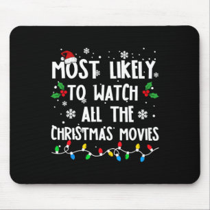 Mousepad Mais Provável Para Ver Todos Os Filmes De Natal Fa