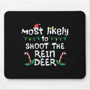 Mousepad Mais Provável Que O Reindeer Da Família Natal M