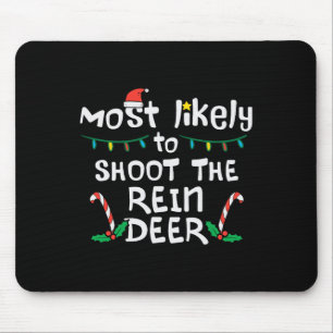 Mousepad Mais Provável Que O Reindeer Da Família Natal M