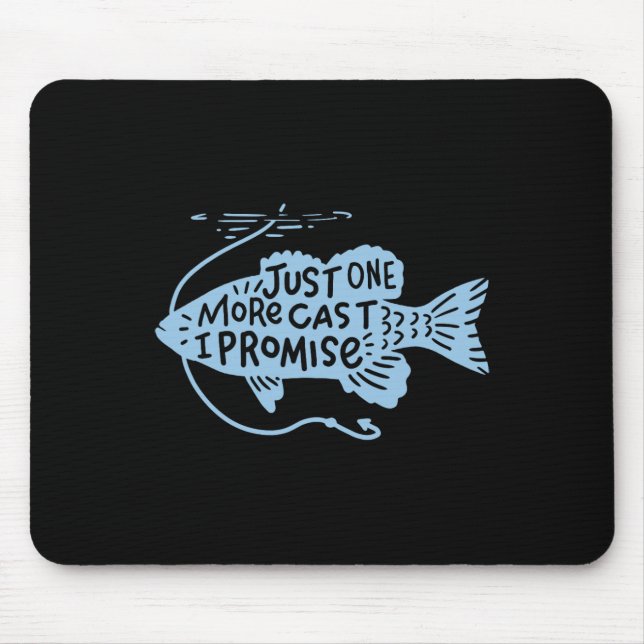 Mousepad Mais Uma Trégua Eu Prometo Presente de Pescador An (Frente)