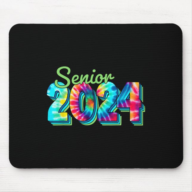 Mousepad Mais velho 2024 Classe De 2024 De Volta Ao Corante (Frente)