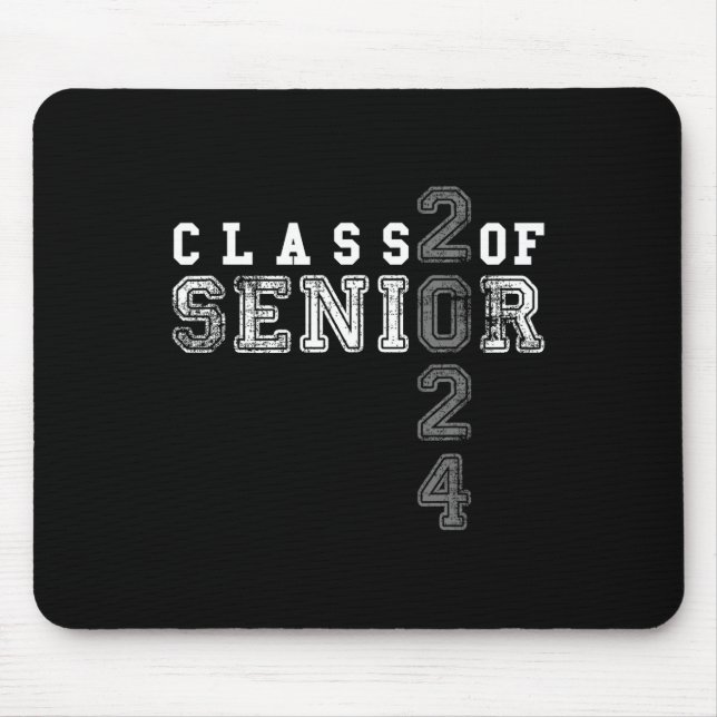 Mousepad Mais velho 2024 Classe De Graduação 2024 (Frente)