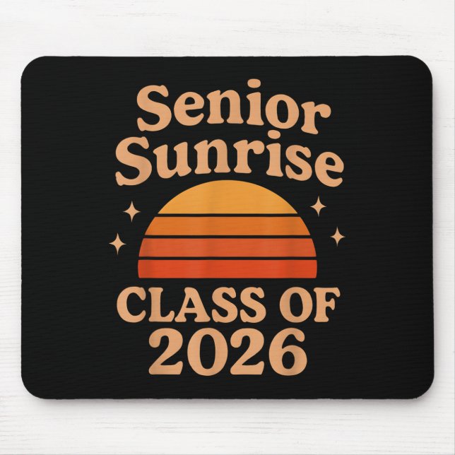 Mousepad Mais velho Sunrise 2026 12 1.o Grau (Frente)
