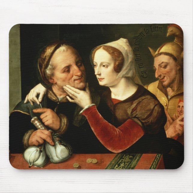 Mousepad Mais velho torna-se, mais louco torna-se (Frente)