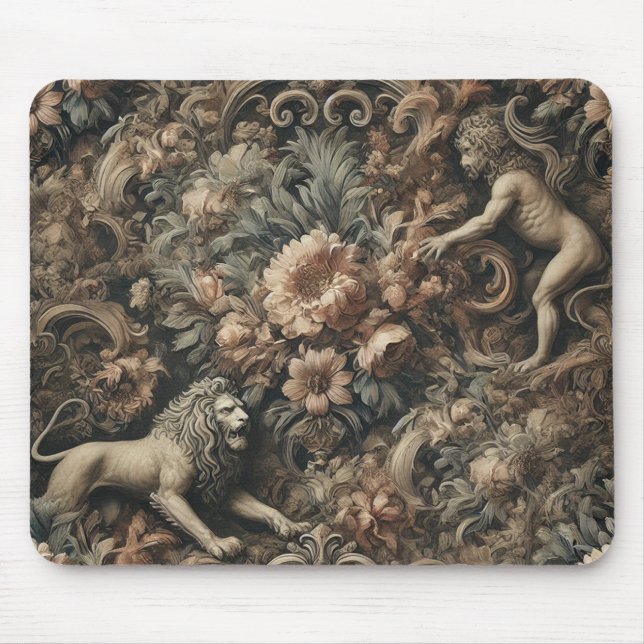 Mousepad Majestade Arcana - Design Barroco Gótico (Frente)