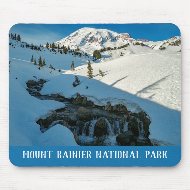 Mousepad Majestade Snowbound Monte Rainier (Frente)