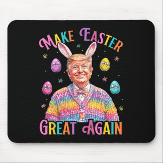 Mousepad Make Easter Great Again Funny Trump Bunny Spring H