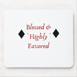 Mousepad Mala de rato abençoada e altamente favorecida