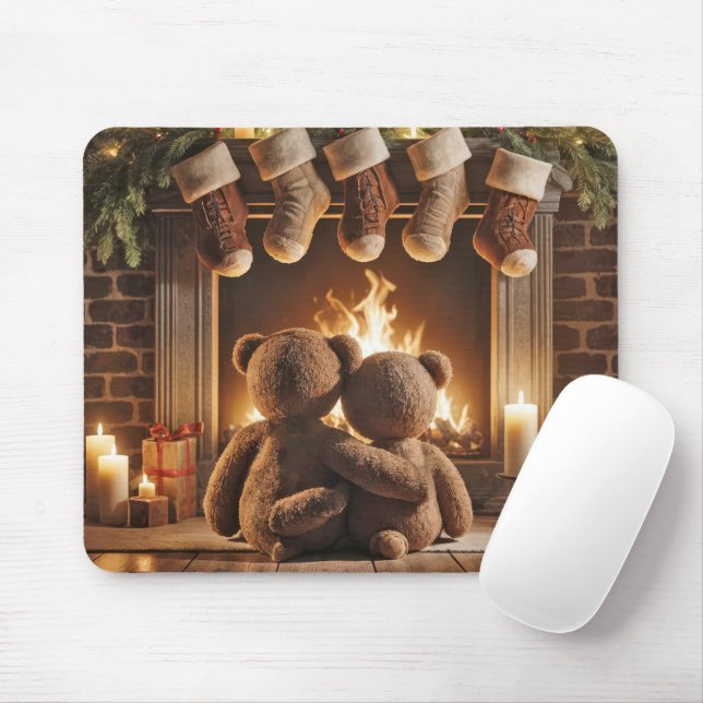 Mousepad Malabarismo das Ursinhas de Natal (Com mouse)