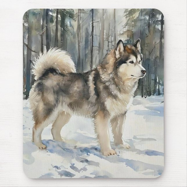 Mousepad Malamute do Alasca (Frente)